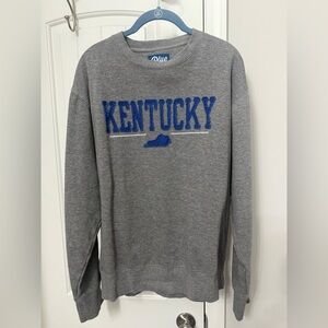 Blue 84 Kentucky Gray Crewneck Sweater